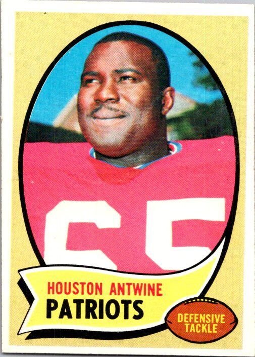 1970 Topps Football Card Houston Antwine New England Patriots sk21505