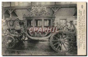 Old Postcard Versailles Car From Rite Of Charles X