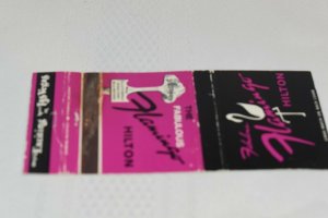Fabulous Flamingo Hilton Las Vegas Nevada 30 Strike Matchbook Cover
