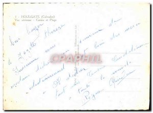 Modern Postcard Houlgate Aerienne View Casino & Beach