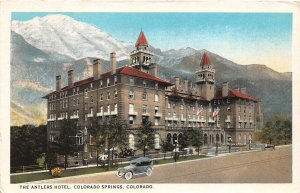 J22/ Colorado Springs Postcard c1910 The Antlers Hotel Building 252