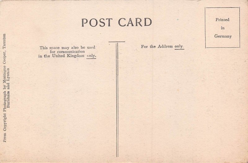 LYNTON DEVON ENGLAND~LEE ABBEY~MONTAGUE COOPER TINTED PHOTO POSTCARD