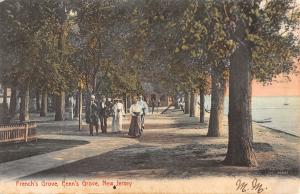 Penns Grove New Jersey Frenchs Grove Shore Line Antique Postcard K33292
