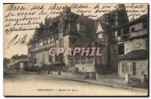 Old Postcard Perigueux Quays House