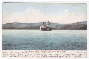 Steamer Hudson River West Point New York 1907c postcard