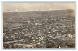 c1910's Bird's Eye View Of Bellingham Washington WA RPPC Photo Antique Postcard