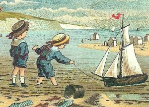 Lot Of 3 Kranz's Fine Candies Taffies Beach Scene Fishing Scene Country P148