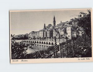 Postcard La vieille Ville Menton France