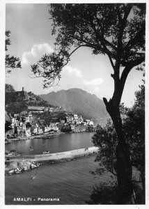 RPPC AMALFI ITALY PANORAMA REAL PHOTO POSTCARD **