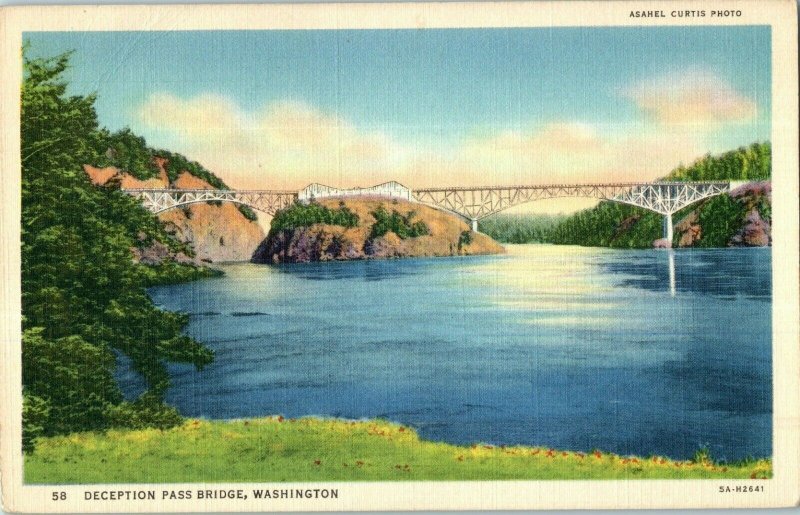 TVAs Bridge over Cherokee Lake Jefferson City Tennessee Postcard