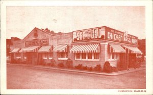 Cheswick Pennsylvania Cheswick BBQ Restaurant c1955 Vintage Postcard