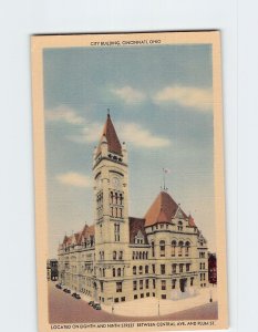 Postcard City Building 8th and 9th Street Cincinnati Ohio USA