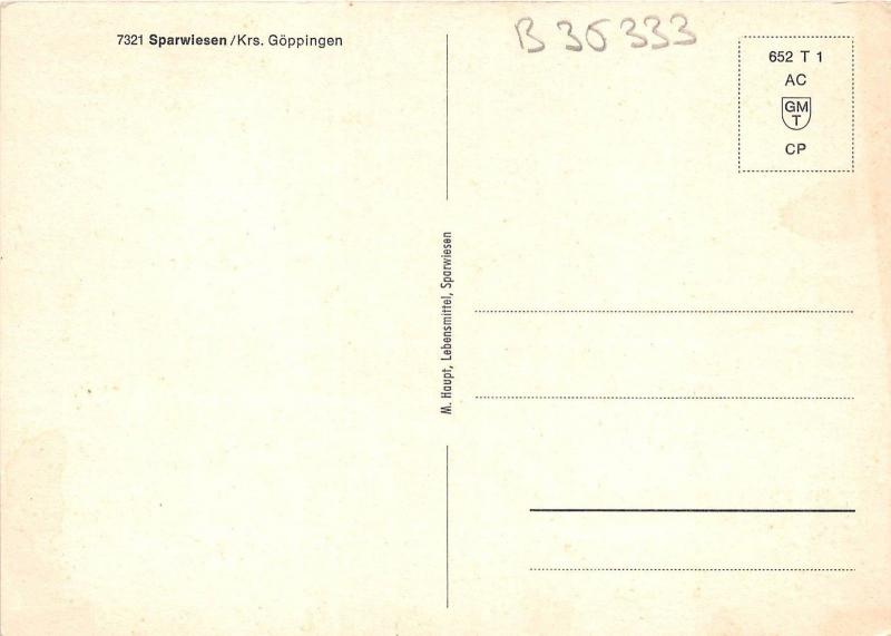B35333 Sparwiessen Goppingen  germany