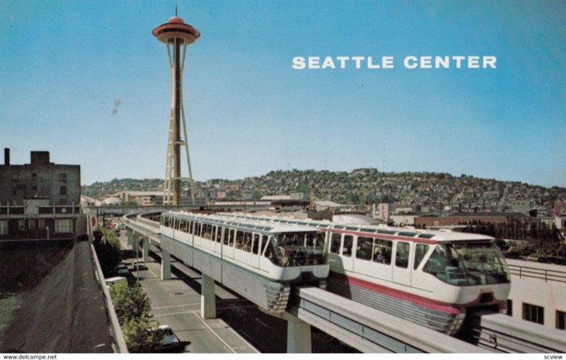 SEATTLE, Washington, 1960s; Mono-rail Train