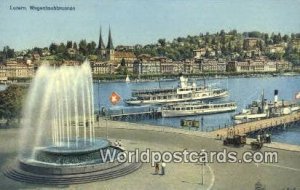 Wagenbachbrunnen Luzern Swizerland Unused 