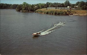 Clarksville VA Buggs Island LakeRoanoke River 1950s-60s Vintage Postcard