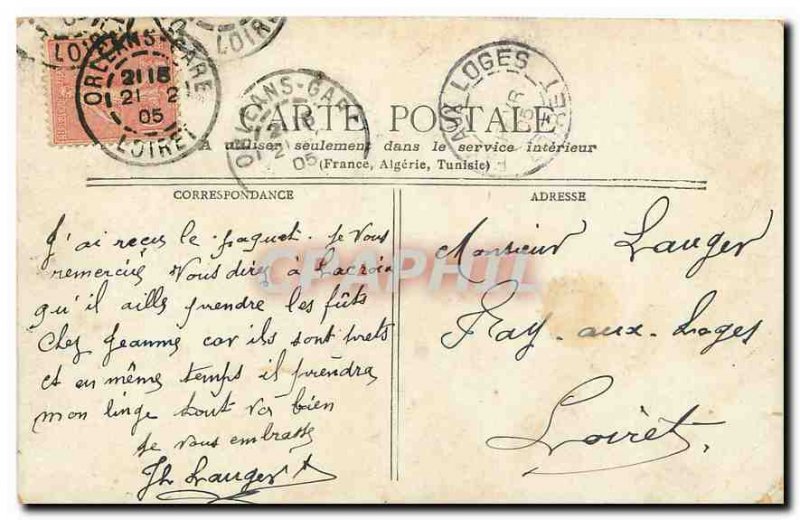 Old Postcard The Chateau de Pierrefonds