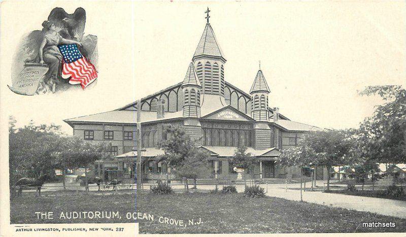 Auditorium C-1905 Ocean Grove New Jersey Livingston Private mailing 11034