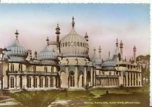 Sussex Postcard - Royal Pavilion, East Side, Brighton - Real Photo - Ref 12688A