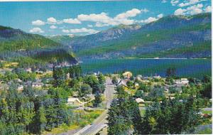 Canada Aerial View Kaslo British Columbia