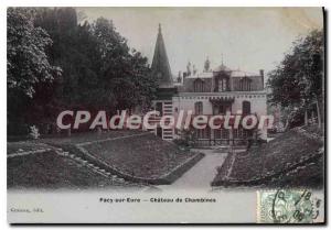 Old Postcard Pacy-sur-Eure Chateau De Chambines