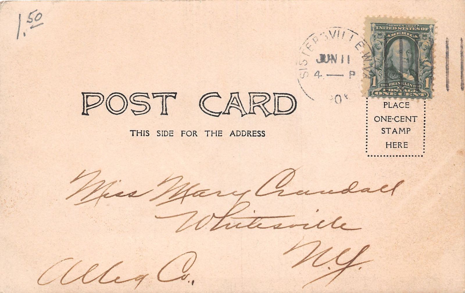 E82/ Sistersville West Virginia RPPC Postcard c1906 Wells Street Stores