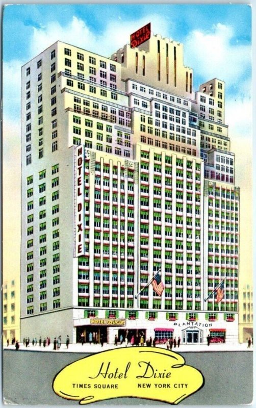 Postcard - Hotel Dixie, Times Square - New York City, New York