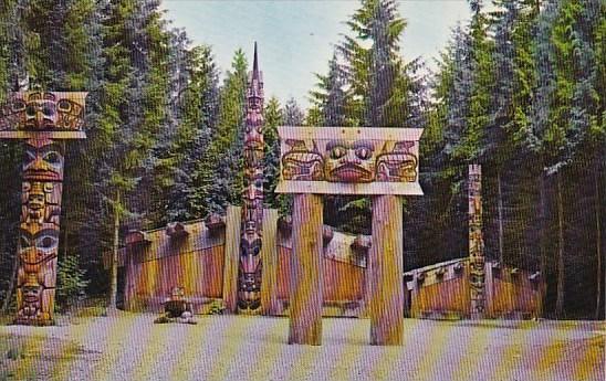 Canada Haida Indian Village Vancouver British Columbia