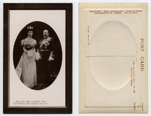 Postcard unused, The Late King Edward & Alexandra