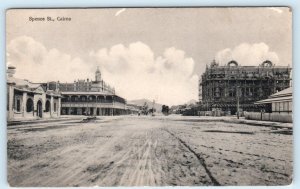 CAIRNS, Queensland Australia ~ Early SPENCE STREET Scene ca 1910s  Postcard