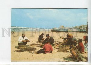 435637 PALESTINE GAZA fishermen Old postcard