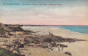 Maine Ogunquit Lookout Hotel Short Sands Beach Low Tide Albertype
