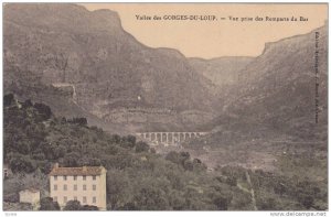 Vallee des GORGES-DU-LOUP, Vue prise des Remparts du Bar, France, 00-10s