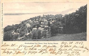 Overlooking Port Henry, New York  