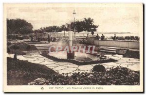 Old Postcard Royan New Jardins Du Casino