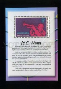 208006 USA Legends of American Music W.C. Handy postcard