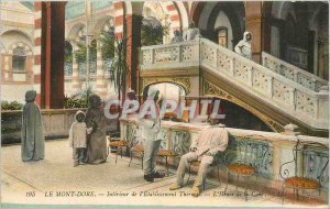 Old Postcard Le Mont Dore Interior of the Establishment Spa Hour Cure