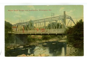 DE - Wilmington. Market Street Bridge Over the Brandywine ca 1910
