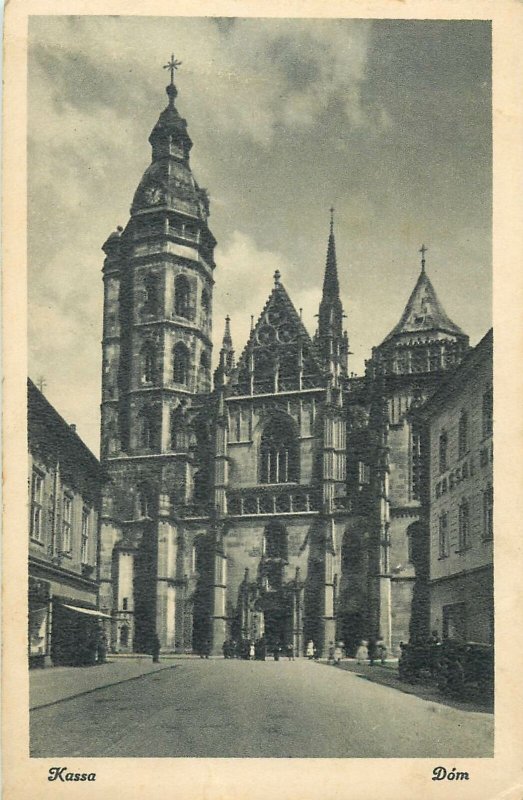 Slovakia Antique Post card  Kosice Cathedral image