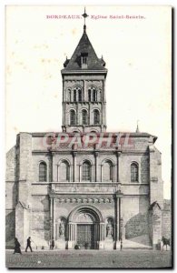 Postcard Old Bordeaux Church of Saint Seurin