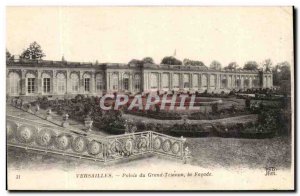 Versailles Old Postcard Grand Trianon Palace facade