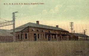 Stamford, CT, USARailroad Depot Postcard