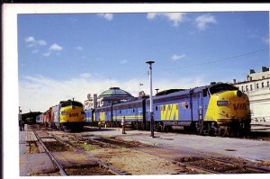 VIA Railway Train, Winnipeg, Manitoba,