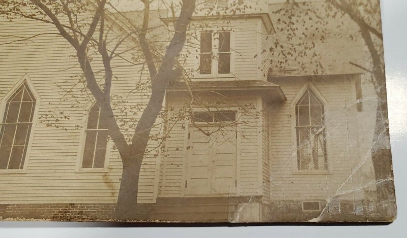 RPPC Unionville Missouri Baptist Church 1908 Postcard W5