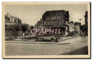 Postcard Old Fleurie Deauville Beach Place Morny