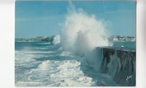 BF21758 saint jean de luz effet de vague sur la digue   france  front/back image