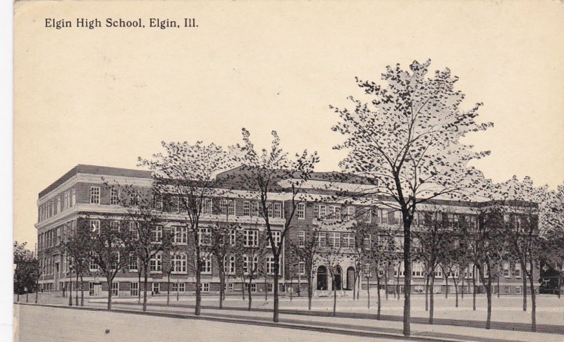 ELGIN, Illinois, 1913; Elgin High School