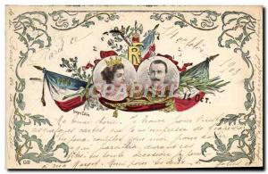 Old Postcard Royal Family Italy