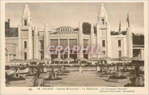 Old Postcard Dinard Casino Municipal Balneum La Terrasse Fleurie