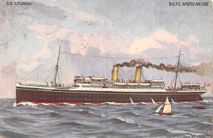 SS Lituania Baltic American Line Ship 1940 